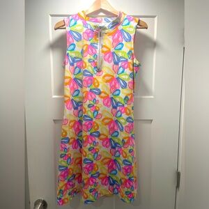 LULU B UPF50 SMALL VIBRANT FLORAL SLEEVELESS DRESS  CATALINA Excellent condition